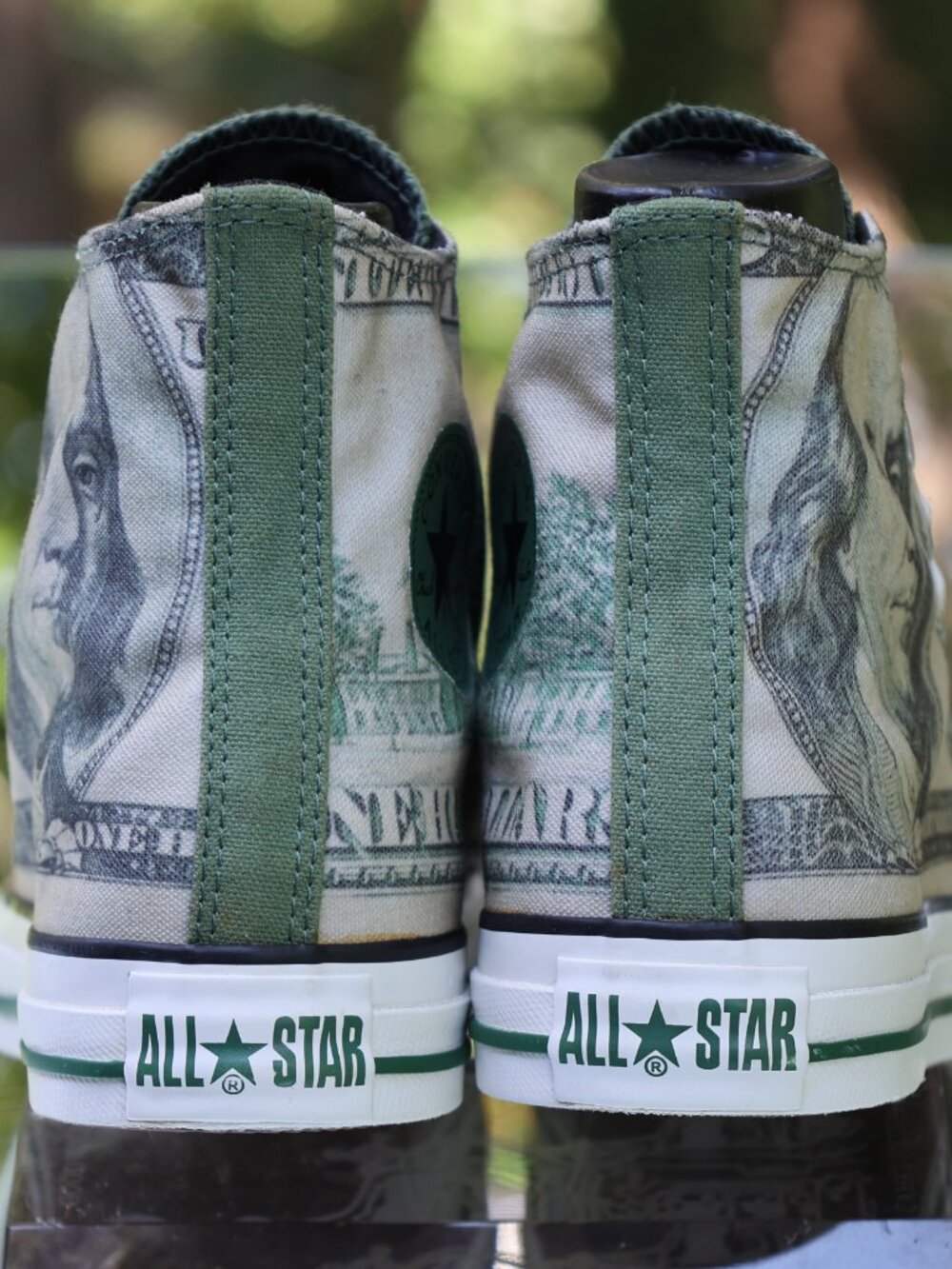 Converse Chuck Taylor All Star Hi Dollar Money Print 2010 - Picture 10 of 16
